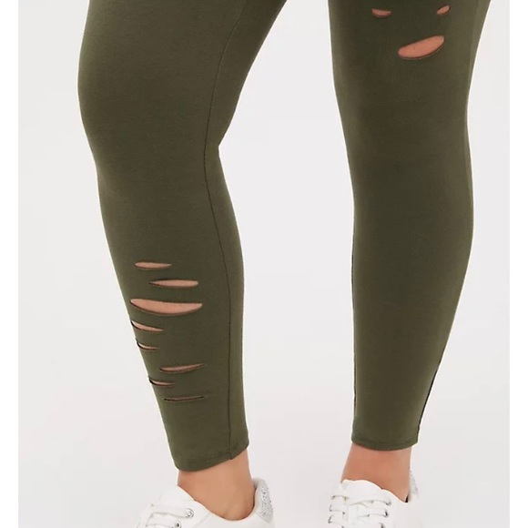 ⭐️SOLD⭐️🆕💚TORRID Deconstructed Premium Legging- NWT💚 - Picture 6 of 7